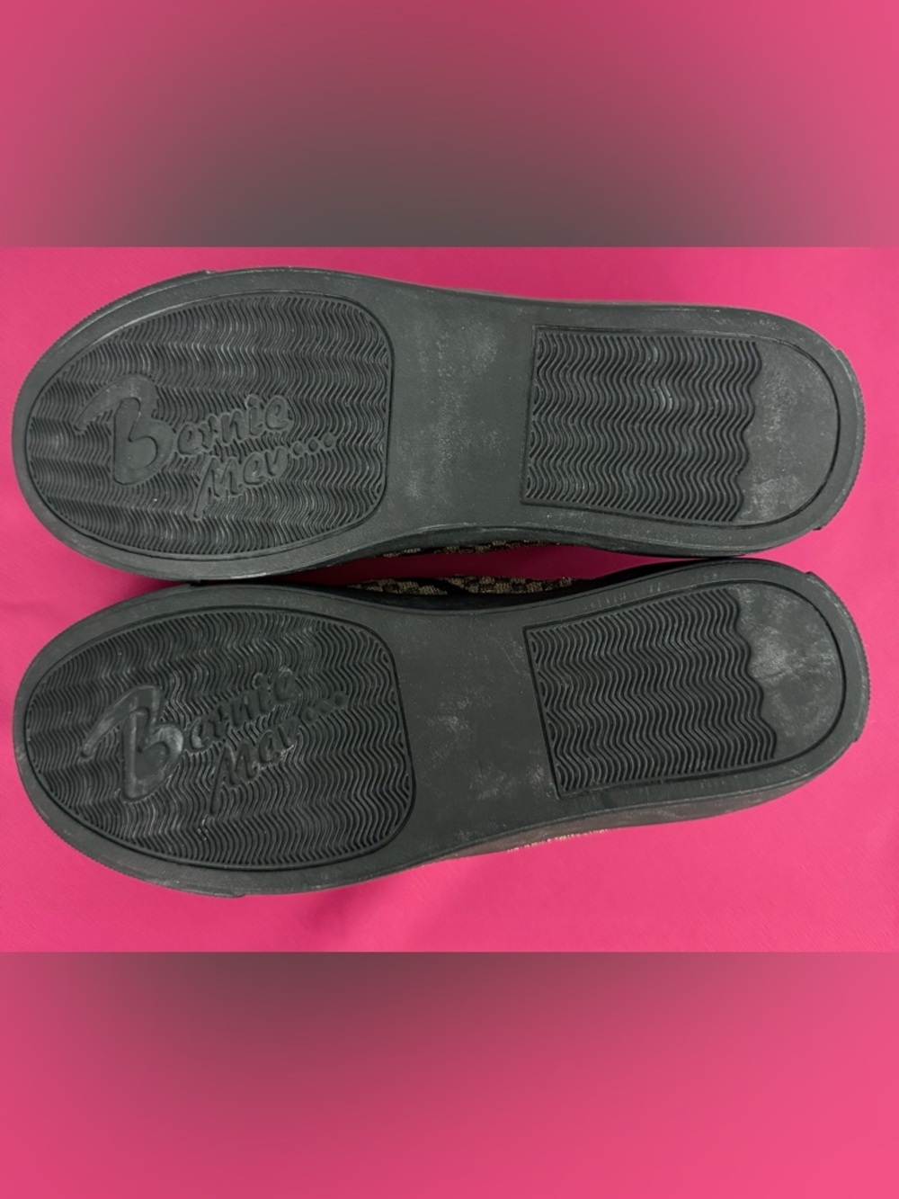 Bernie mev. Gold Bronze w/Black Accents Woven Slip-On Loafers EU39/US 8 NWOT - Picture 6 of 7